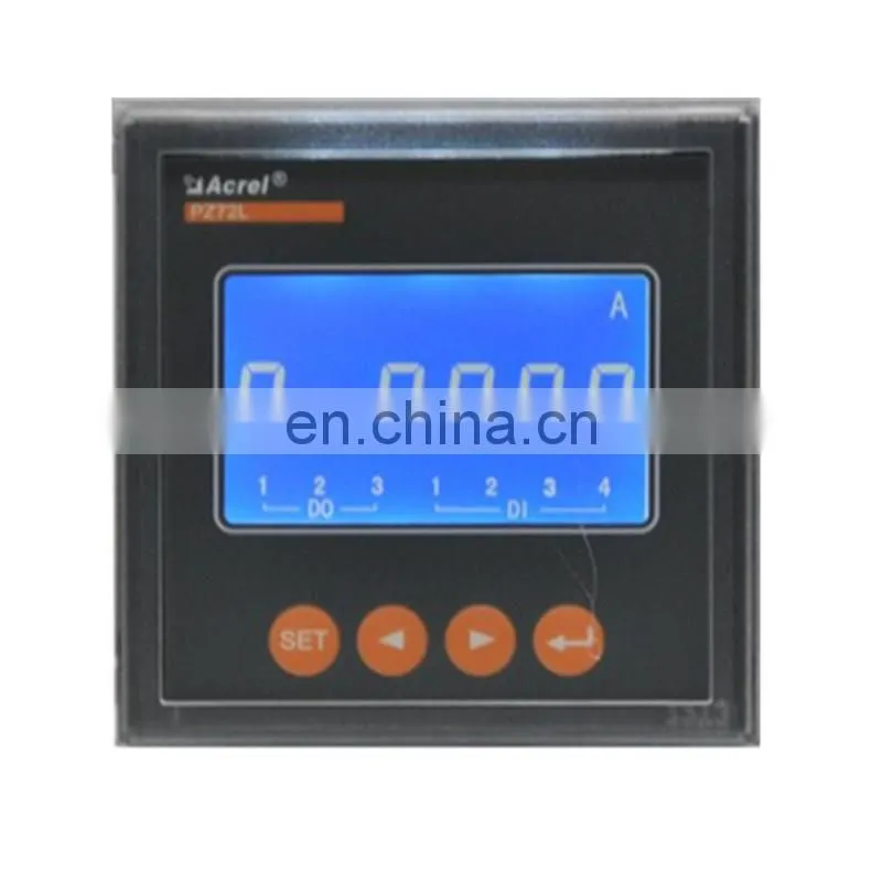 Digital single phase amp meter RS485 communication PZ72L-AI/C LCD display ac current meter