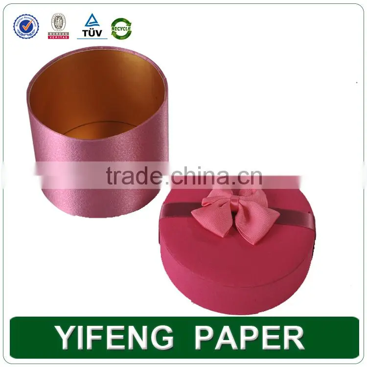 Beautiful nice custom small cylindrical cardboard box