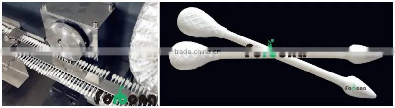 high speed automatic cotton swab making machine with packing and drying For Baby or Medical