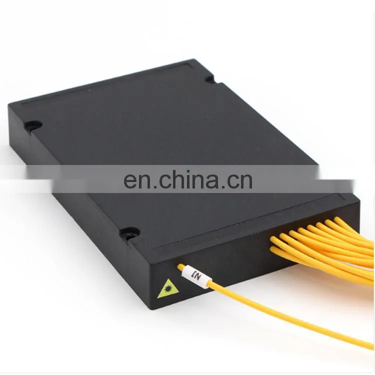 1x8 PLC Fiber Optic Splitter In ABS Box PLC Splitters