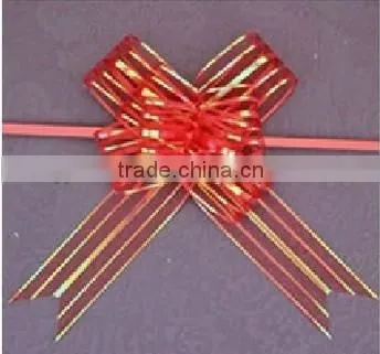 Holographic Red Curling Ribbon Bow for Christmas/party/holiday decoration