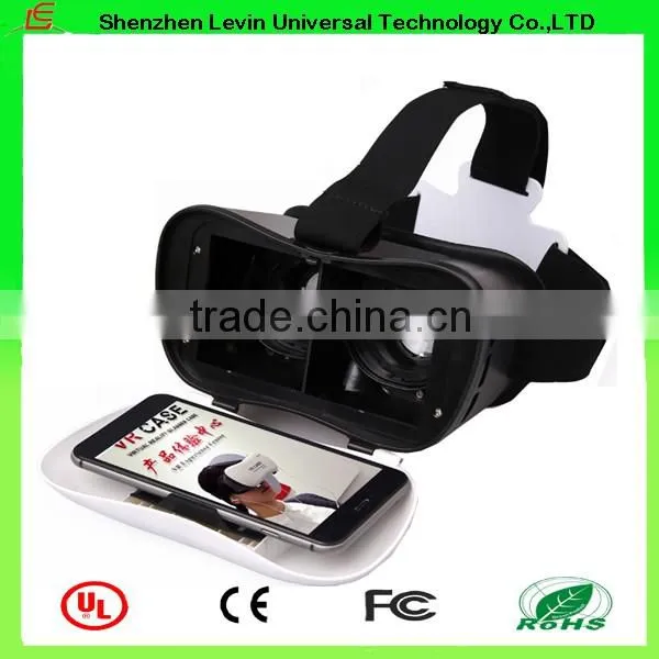 Factory Fashion New Products Cool Phone 4.0-6.3inch Virtual Reality 3D Cheap Glasses VR Phone Case
