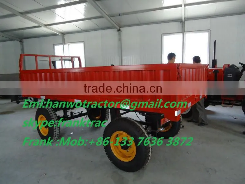 Cheapest farm trailer 7CX-6T for garden tractor