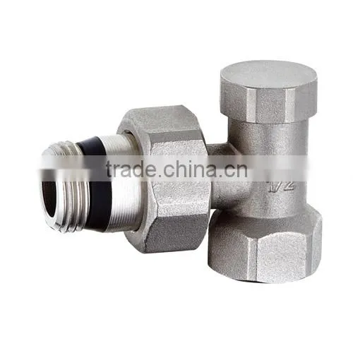 HR5140 brass drain angle chrome radiation valve