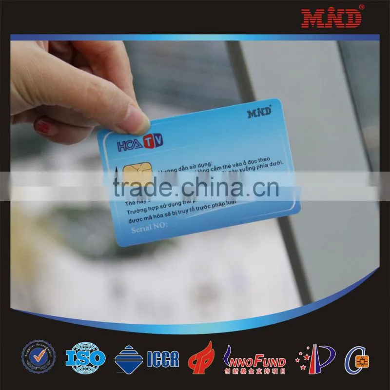 MDC338 hot smart card contact ic card for time attendance system