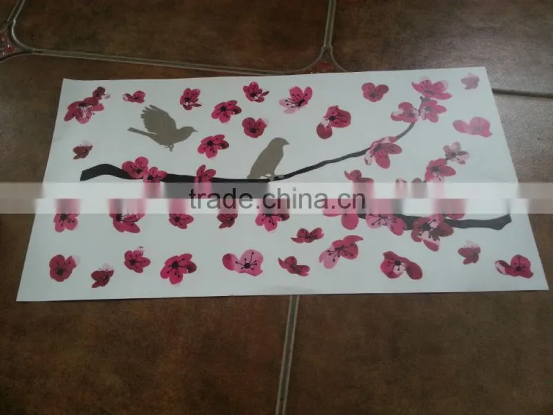 PVC offset printing self adhesive sticker in sheet size