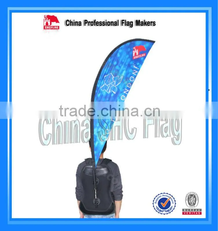 Outdoor advertising backpack flag banner 2014 new product