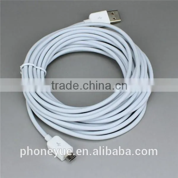 long length 3m/9ft in bulk micro usb data cable for android phone
