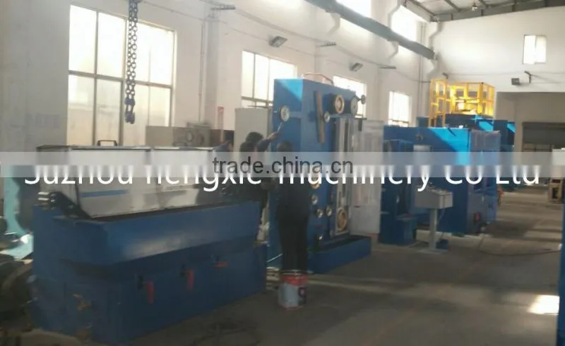 17DT medium copper wire conductor brake drawing machine with annealing technology