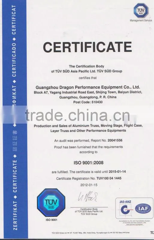 Factory price elevator of endplate truss,electric motor truss