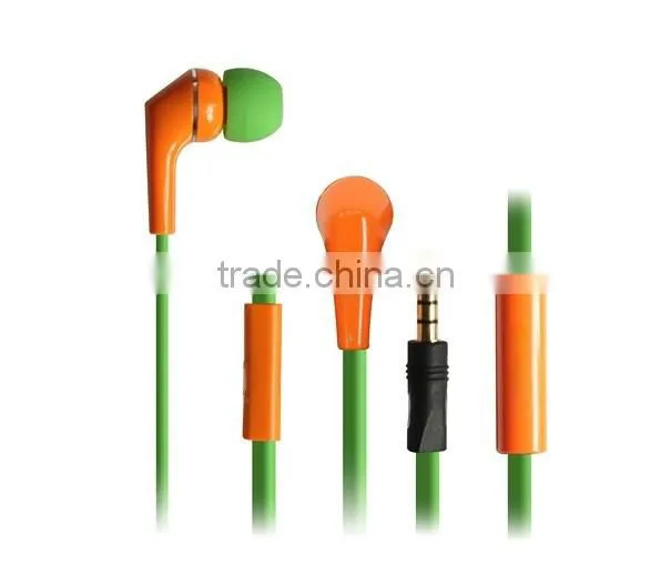 colorful earphone for mp3 and mobile