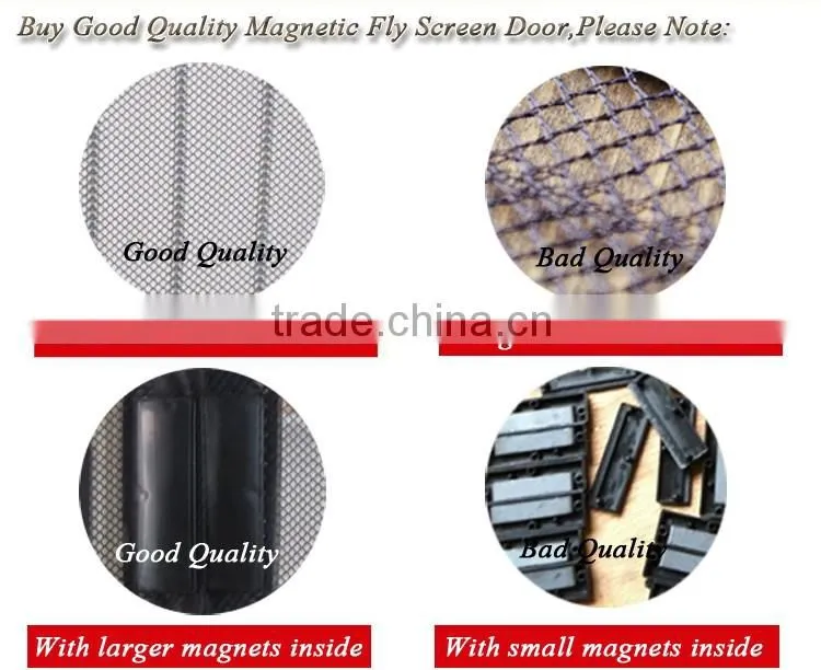 Closed Good Prevent Mosquito Soft Screen Door