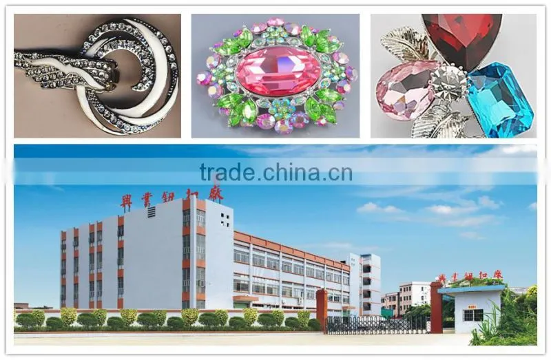 Rhinestone Brooches Button for Women