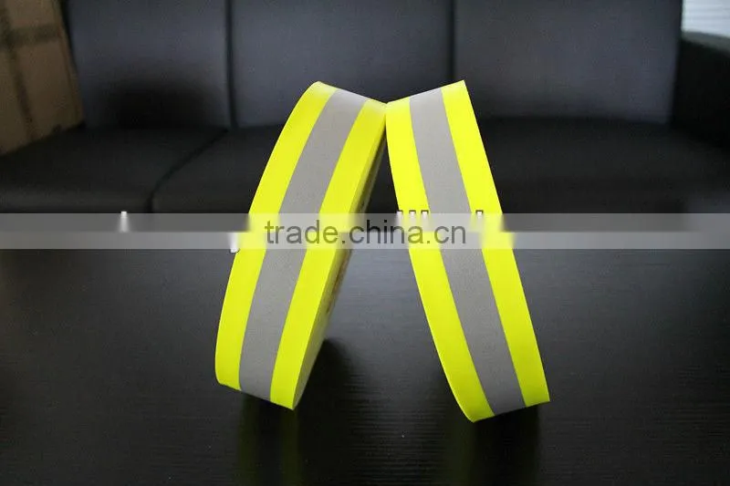 Reflective caution tape