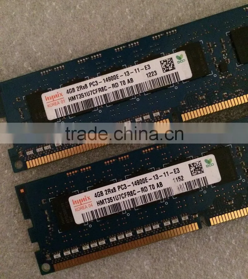 on sales 100% orginal ! 4G PC3-14900 ECC 1866MHZ DDR3 server ram memory