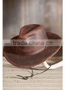 Cow Boy Leather Nice Hat