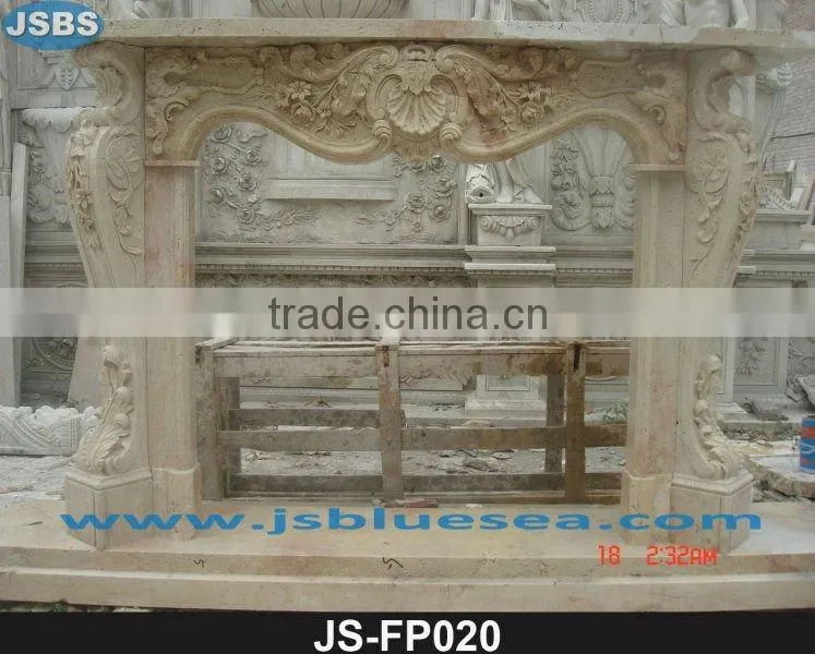 Sandstone Fireplace Mantel JS-FP007Y- more photos for chosing!