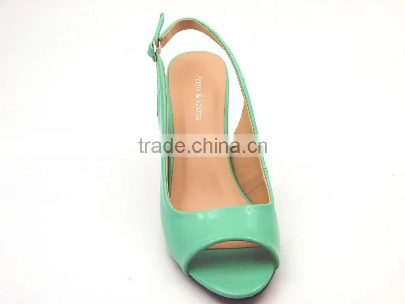shining sexy slingback elegant women heels sandals