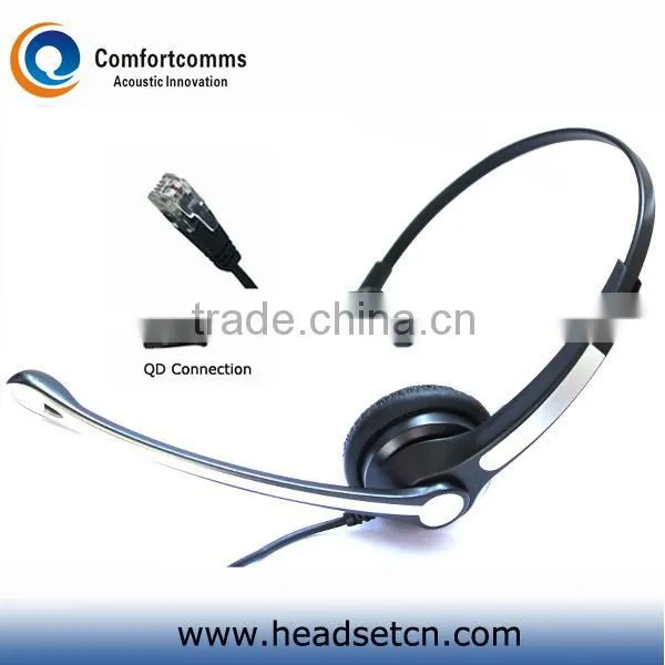 Binaural telecom headset with rj plug HSM-902NPQDRJ