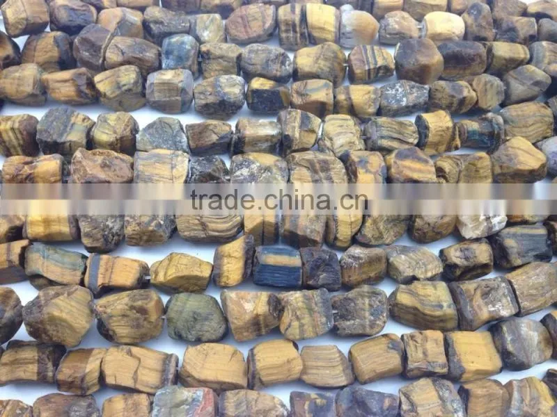NO PS!!Wholesale Rough Tigereye Tumble Semi Precious Loose Beads