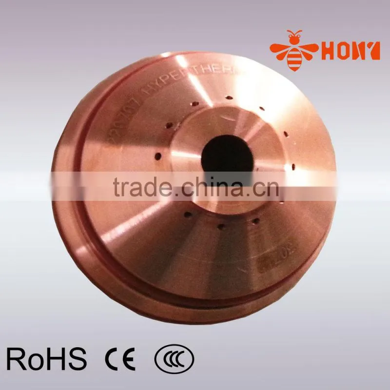gas nozzle, plasma cutting nozzle and electrode
