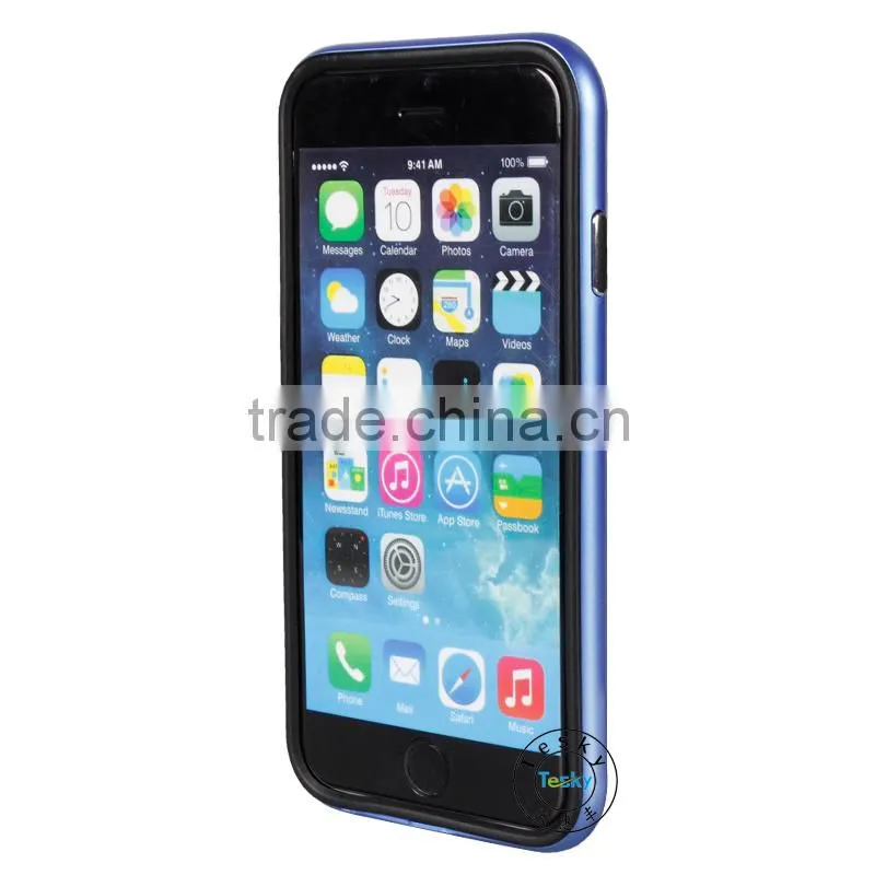 aluminum +tpu mobile phone metal case for iphone 6