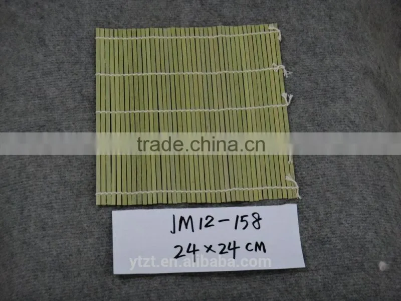 green skin bamboo sushi mat manufacturer
