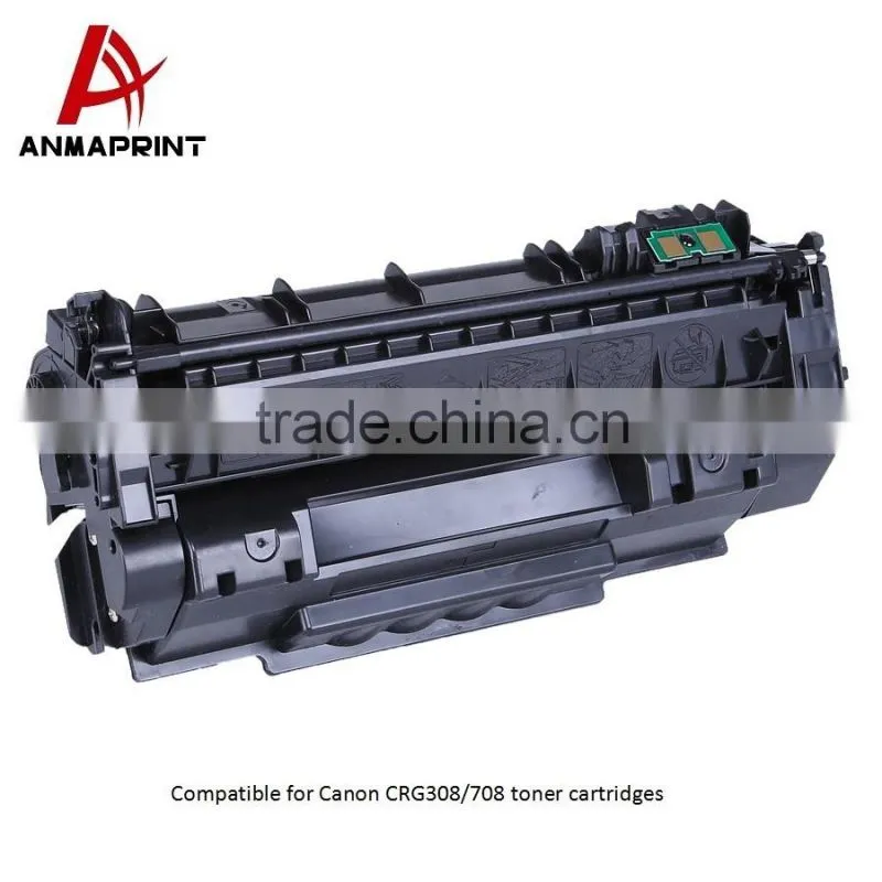 Guranteed laser cartridges compatible CRG308 CRG708 toner cartridges for Canon