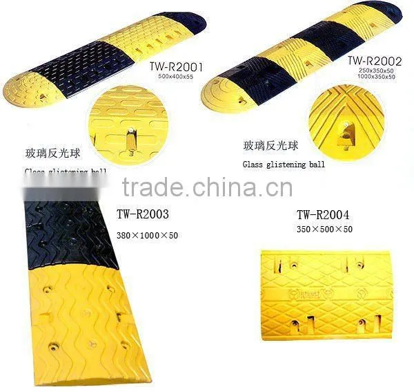 Best selling manufacturer roadsafety products rubber speed humps