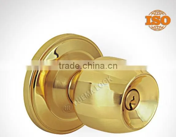 5832-PB SB-ET new design Stainless steel material Cylindrical door knob lock