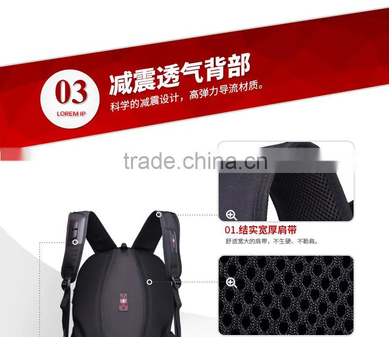2016 high quality neoprene backpack, Unisex outdoor travel computer durable school backpack bag