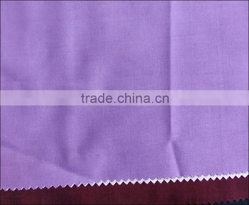 80% polyester 20% cotton plain dyed pocketing fabric