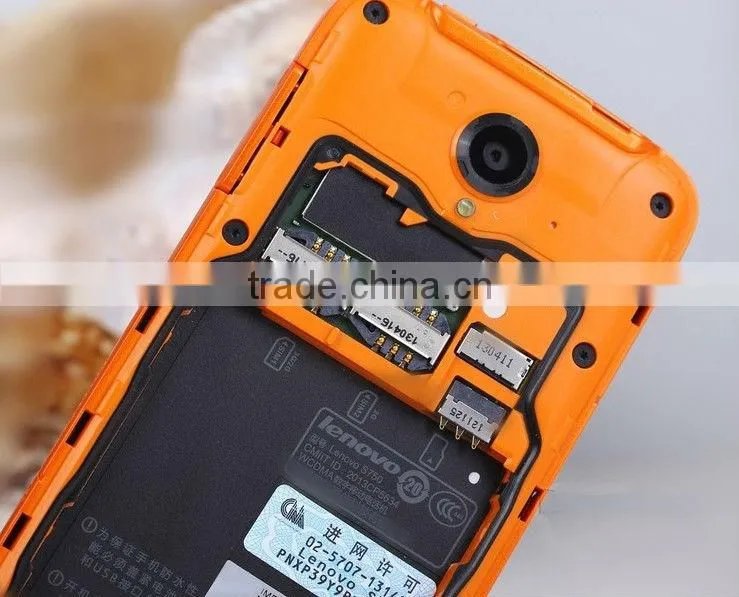 Lenovo S750 Gorilla Water Proof IP67 Android 4.2 Quad Core 1.2GHz Dual Sim 4.5 inch QHD smartphone support multi-languages