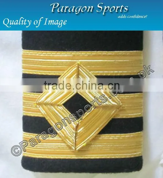 Pilot Epaulettes Aircraft Engineers Epaulettes Gold Maroon Bars