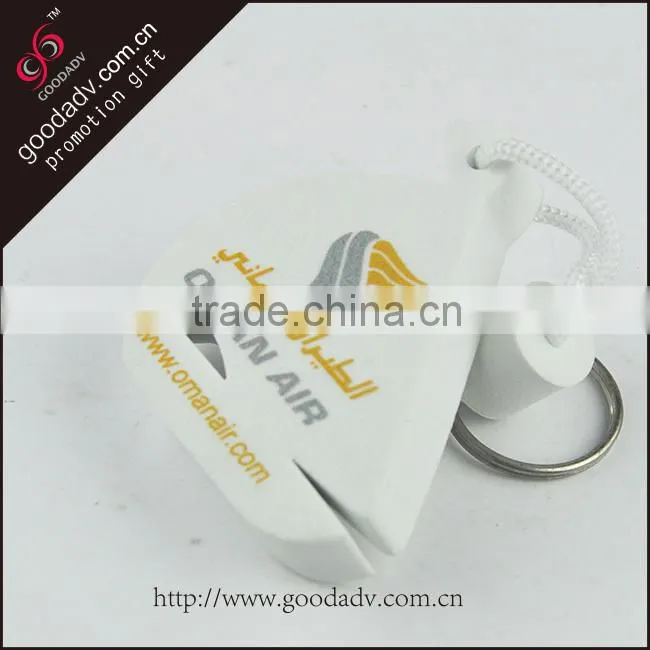 OEM wholesle EVA key chain/plastic key chain/eva float key chain