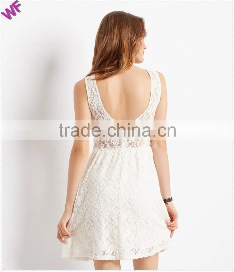 China wholesale clothing floral lace dress woman clothes woman