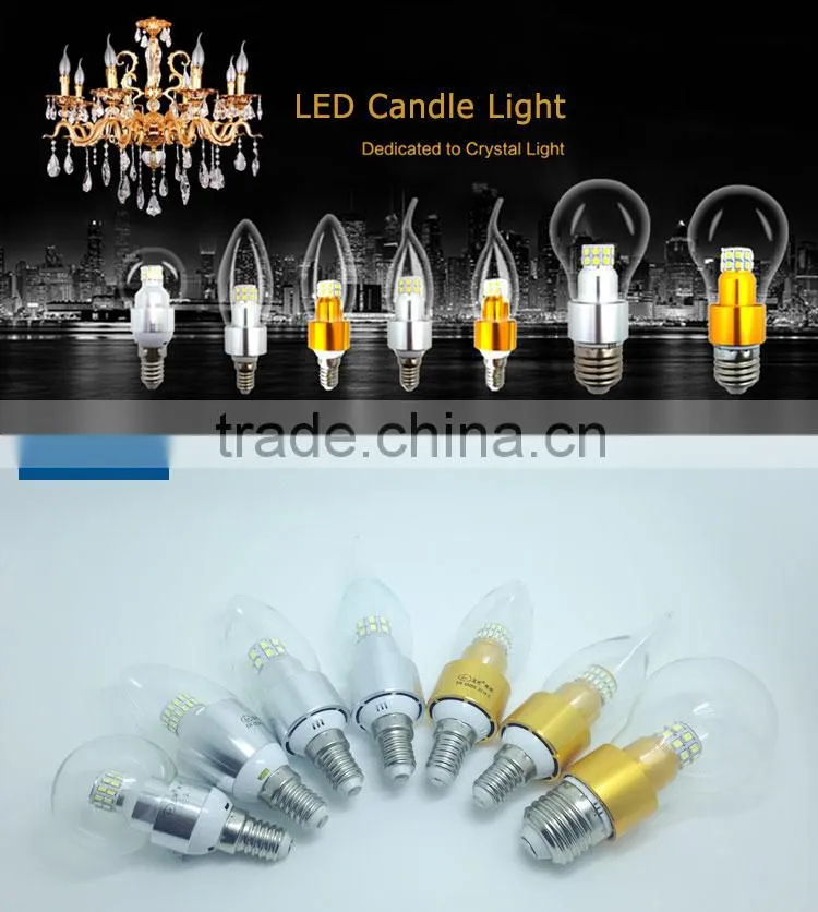 4w e12 candle lamp led with CE ROHS made in China, led candle bulb lamp 4w