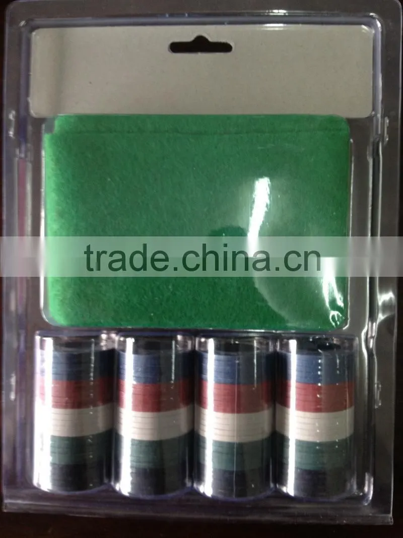 Poker Chips with Playing card