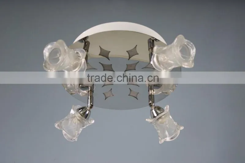 crystal glass ceiling chandelier&pendant lamp with SMD LED