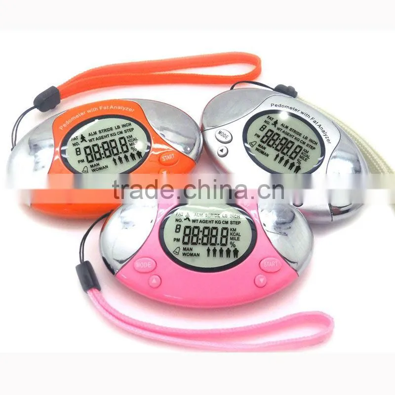 Cheap pedometer with clip for promotion logo basic pedometer with step counter