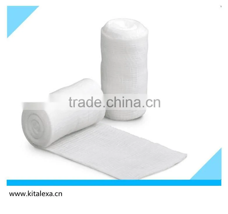 Medical gauze bandage first aid gauze bandage cotton gauze bandage
