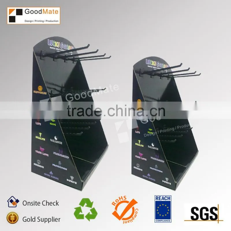 Light Corrugated Cardboard Table Counter Top Pop Display