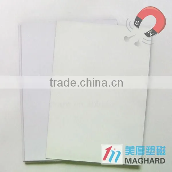 Vinly Magnet sheet Glossy or matt white PVC