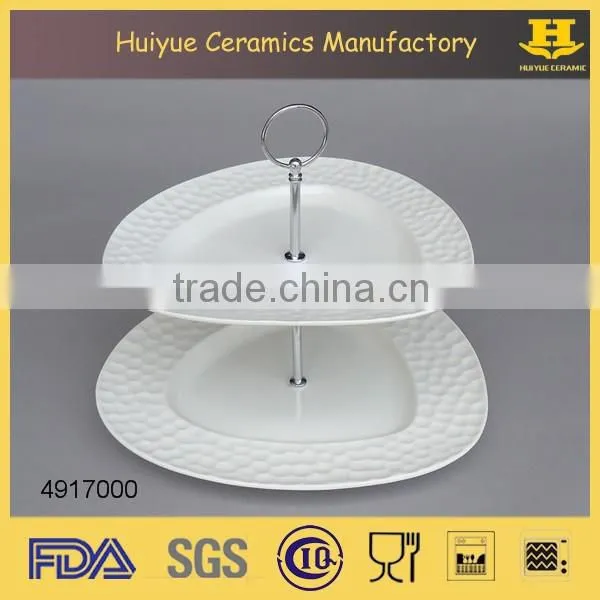 unique shape porcelain cake stand, cake tower, party display