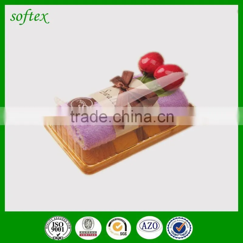 Promotional gifts Swiss roll cake towel promotional gifts towel cake