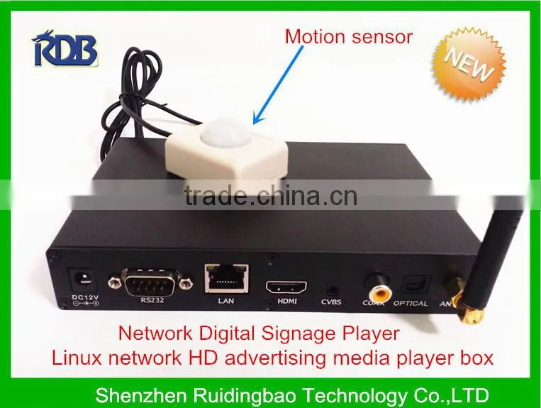 RDB outdoor digital signage player with RJ45/Wifi/wireless digital signage DS009-32