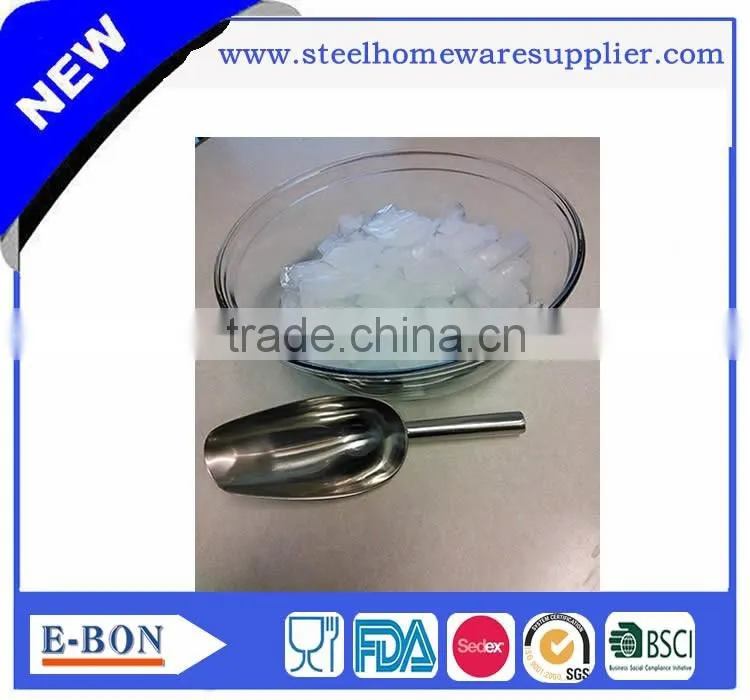 Hot sale stainless steel ice scoop for advanced restaurant