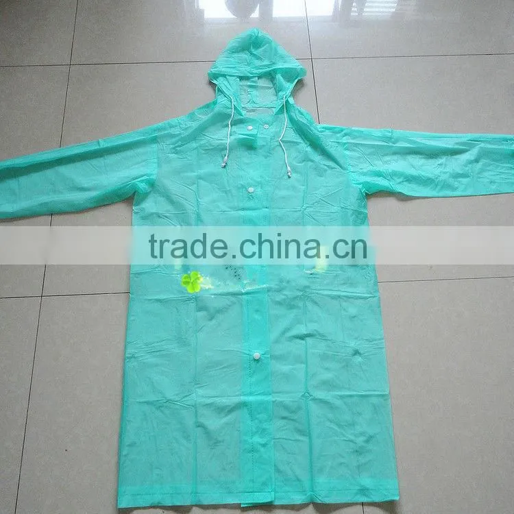 red plastic waterproof raincoat with hoodfor baby girl