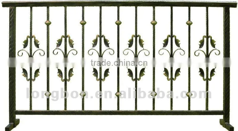 modern galvanized rod iron balcony railing designs
