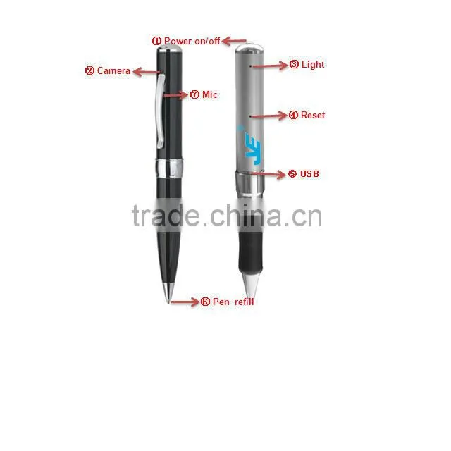 Hot sale pen JVE-3102A mini pen drive dv recorder hot wireless pen camera